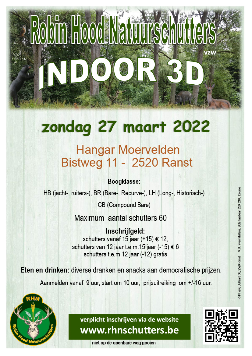 Indoor 3D RHN Schutters @ Hangar Moervelden